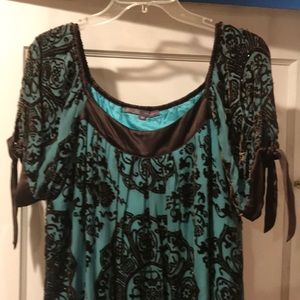 Hale bob Velvet burnout tunic